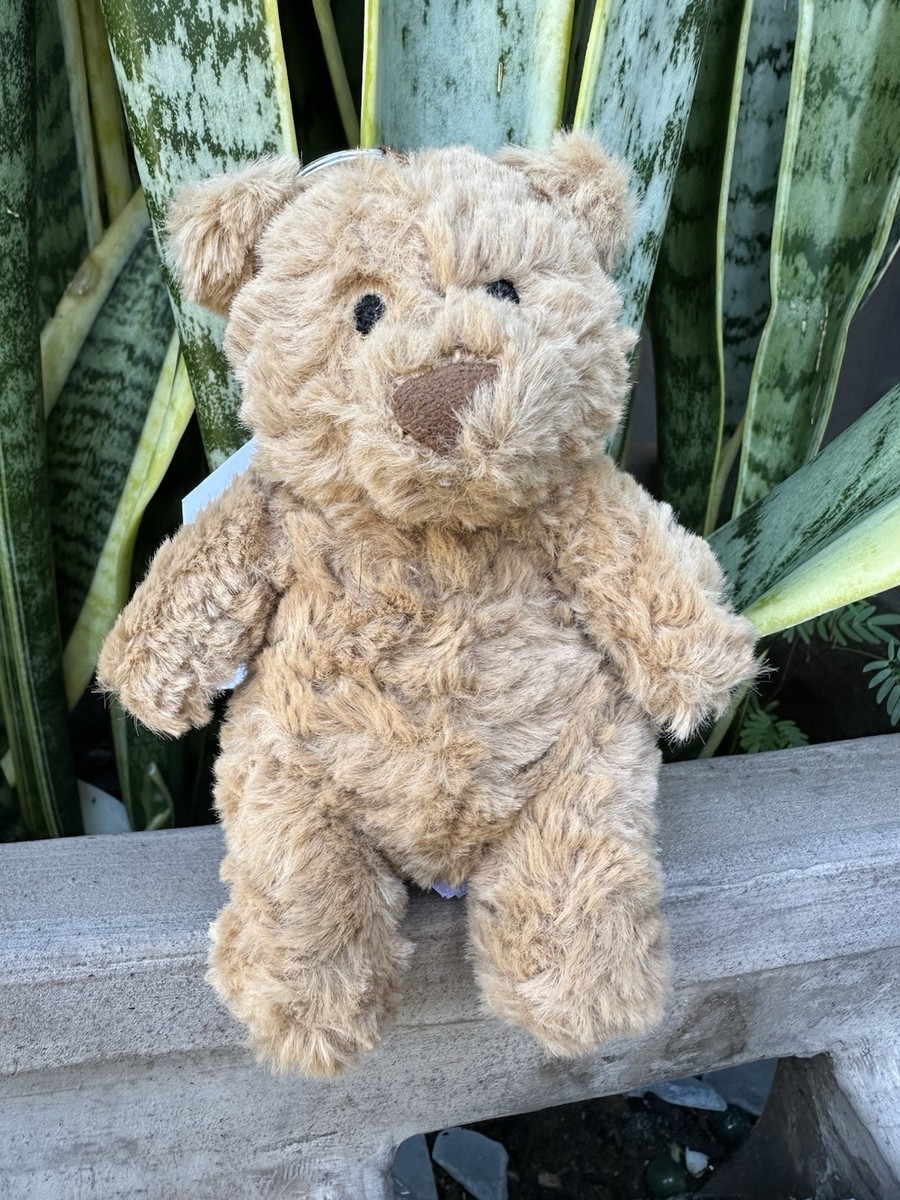 Jellycat Bartholomew Bear Bag Charm Keychain Mini Plush Stuffed