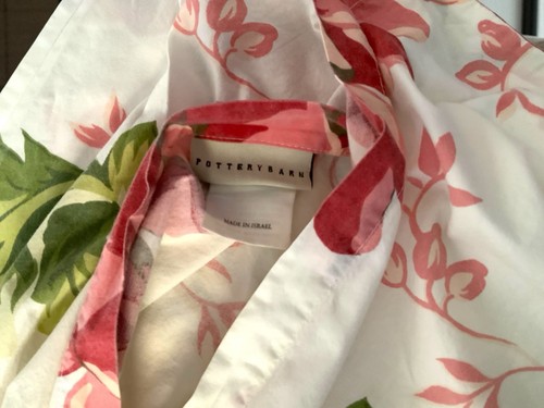 Vintage POTTERY BARN *QUEEN Duvet COVER & 1 Sham READ DESCRIPTION - Picture 4 of 7