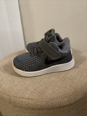 Nike Revolution 4 Shoes Sneakers Toddler 3C Dark Gray 943304-005
