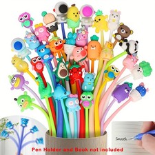 New Squishy Pens, Cartoon Cute Fun Pens For Party Favors, Office  Home Supplies