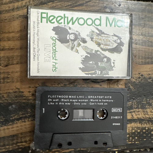 Fleetwood Mac Greatest Hits Live Cassette Tape Stevie Nicks Holland Import RARE - Picture 1 of 5