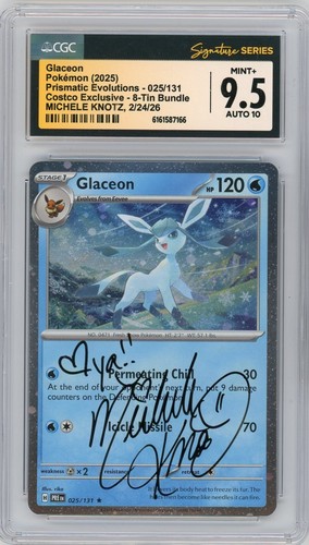 Glaceon graded CGC 9.5 for sale on eBay