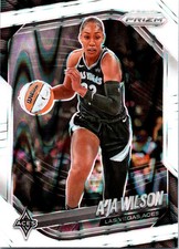 2025 Panini Prizm WNBA #76 A’ja Wilson White Seismic