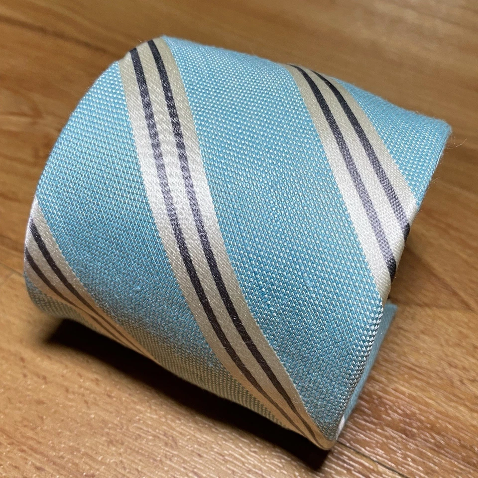 Jos. Corbata clásica A Banks Reserve para hombre a rayas seda lino corbata nueva con etiquetas Foto 3 de 4