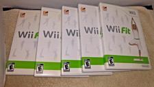 WII Fit Nintendo games with paperwork or booklets lot of 5 games and cases