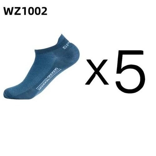 5 Pairs Men Ankle Socks Breathable Cotton Sports Athletic Short Socks - Picture 7 of 11