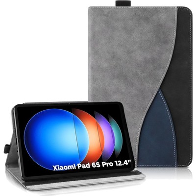 Tablethülle, Xiaomi Pad 6S Pro, Hülle, Tablettasche, Tricolor, Stand, Schutz