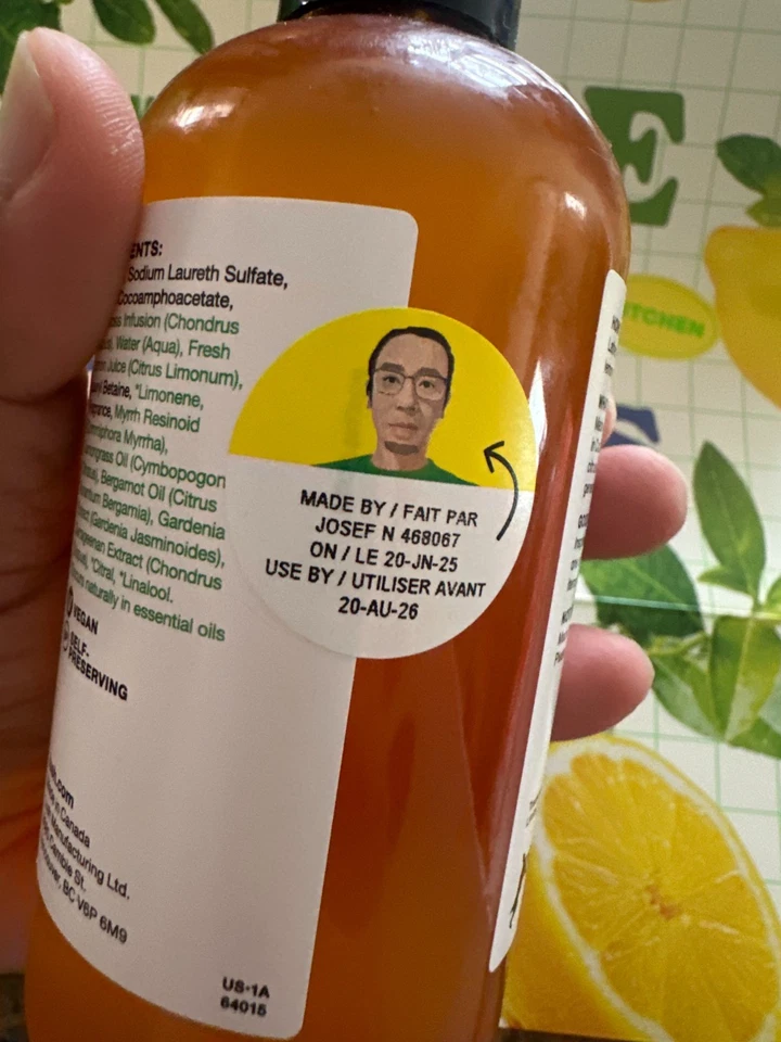 LUSH Kitchen Exclusive SHOWER GEL in LEMON 8.4 OZ NEW FREE SHIPPING! - Image 4 of 4