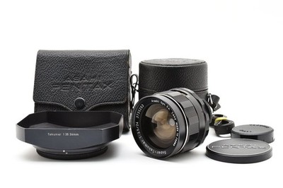Asahi Pentax Super Takumar 24Mm F/3.5 Mf Wide-Angle Lens M42 Mount Case Hood Wit