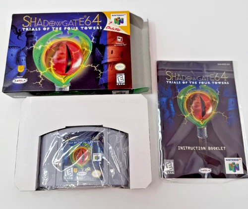 Shadowgate 64 N64 CIB Excellent no poster