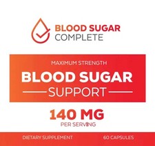 Blood Sugar Complete Maximum Strength Blood Health Support - 60 Capsules