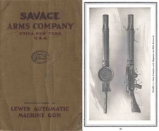 Lewis M1916 Automatic Machine Gun- Savage Arms Co