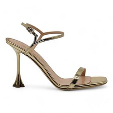 Louis Vuitton Blossom Leather Sandals in Gold EU 36 US 6 - NWB 1190