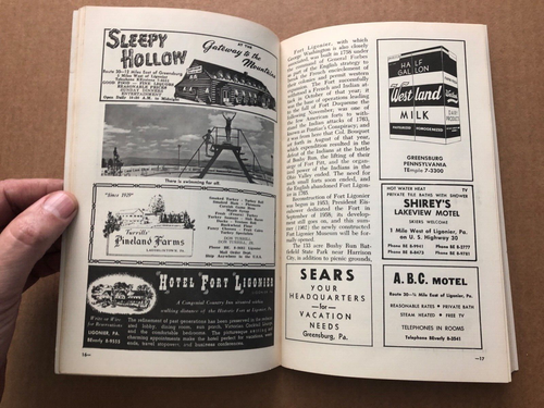 Vintage BEAUTIFUL LAUREL HIGHLANDS 1962-63 Guide Book Vactionland Place Play - Picture 6 of 10