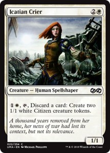 Icatian Crier - Foil x1 - Ultimate Masters - NM-Mint, English - Ultimate Masters