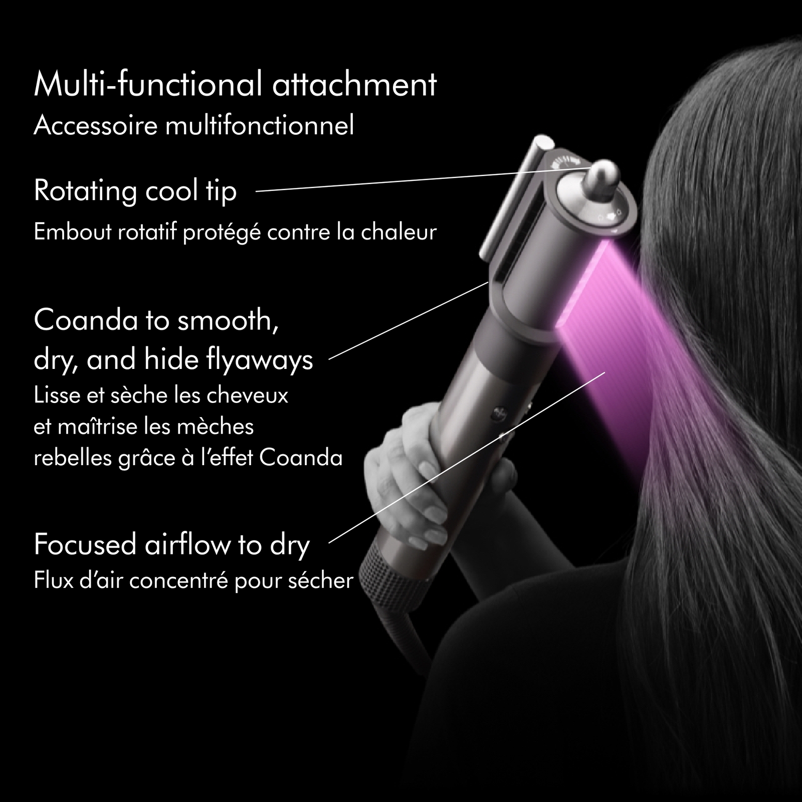 Dyson Official Outlet Airwrap MultiStyler Complete Long, Fuchsia