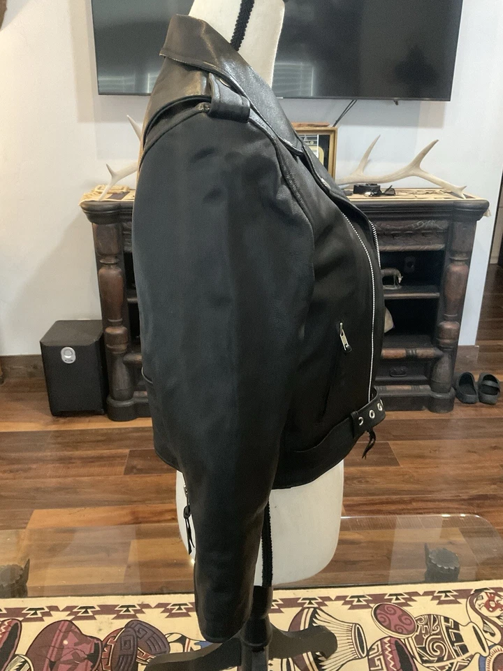 chaqueta moto cuero fmc Foto 2 de 4