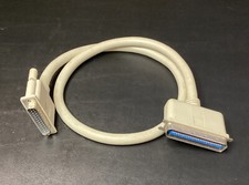 Vintage SCSI Cable SCSI2 to DB25 - 3' length - very good condition - untested