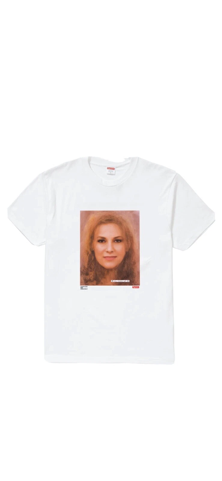 Tee shirt blanc Supreme 18F/W 18 et Stormy taille XL 1000% authentique envoi rapide