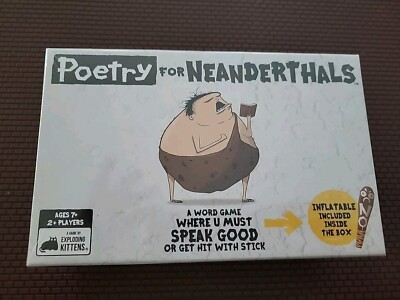 Poetry for Neanderthals-Word Card Game By Exploding Kittens *New*