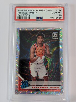 PSA 9】Rui Hachimura RC Optic SILVER HOLO Rated Rookie Card NBA
