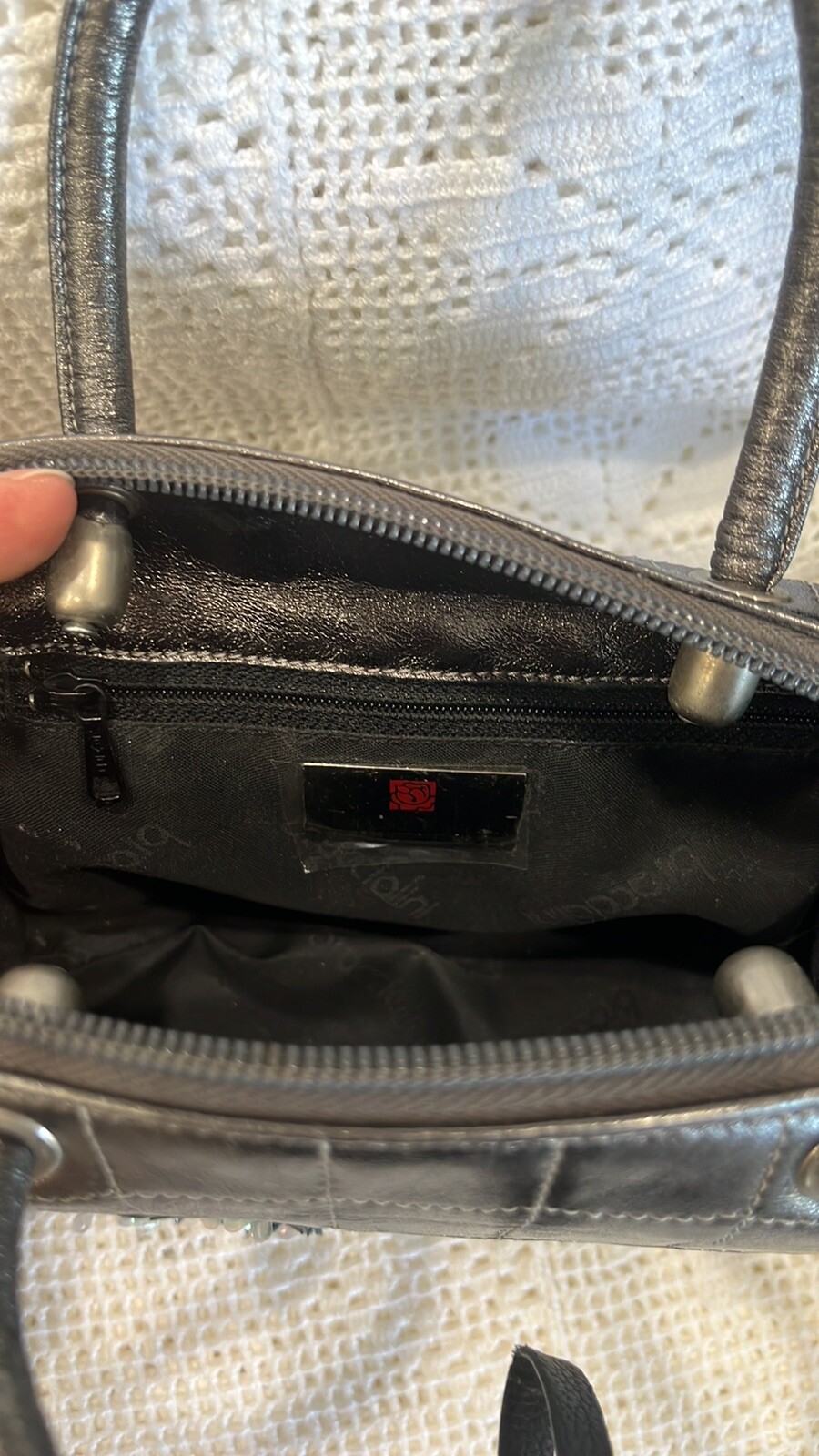 Rare Braccialini Leather cottage Mini Bag — image 8