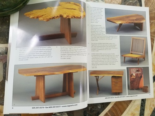 Rago 20th Modern Furniture Deco Design Nakashima Eames Auction Catalog 2003 - 第 8/8 張圖片