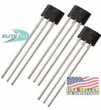 3PCS- ALLEGRO MICROSYSTEMS A1324LUA-T IC, SENSOR, HALL EFFECT, LINEAR, SIP-3 