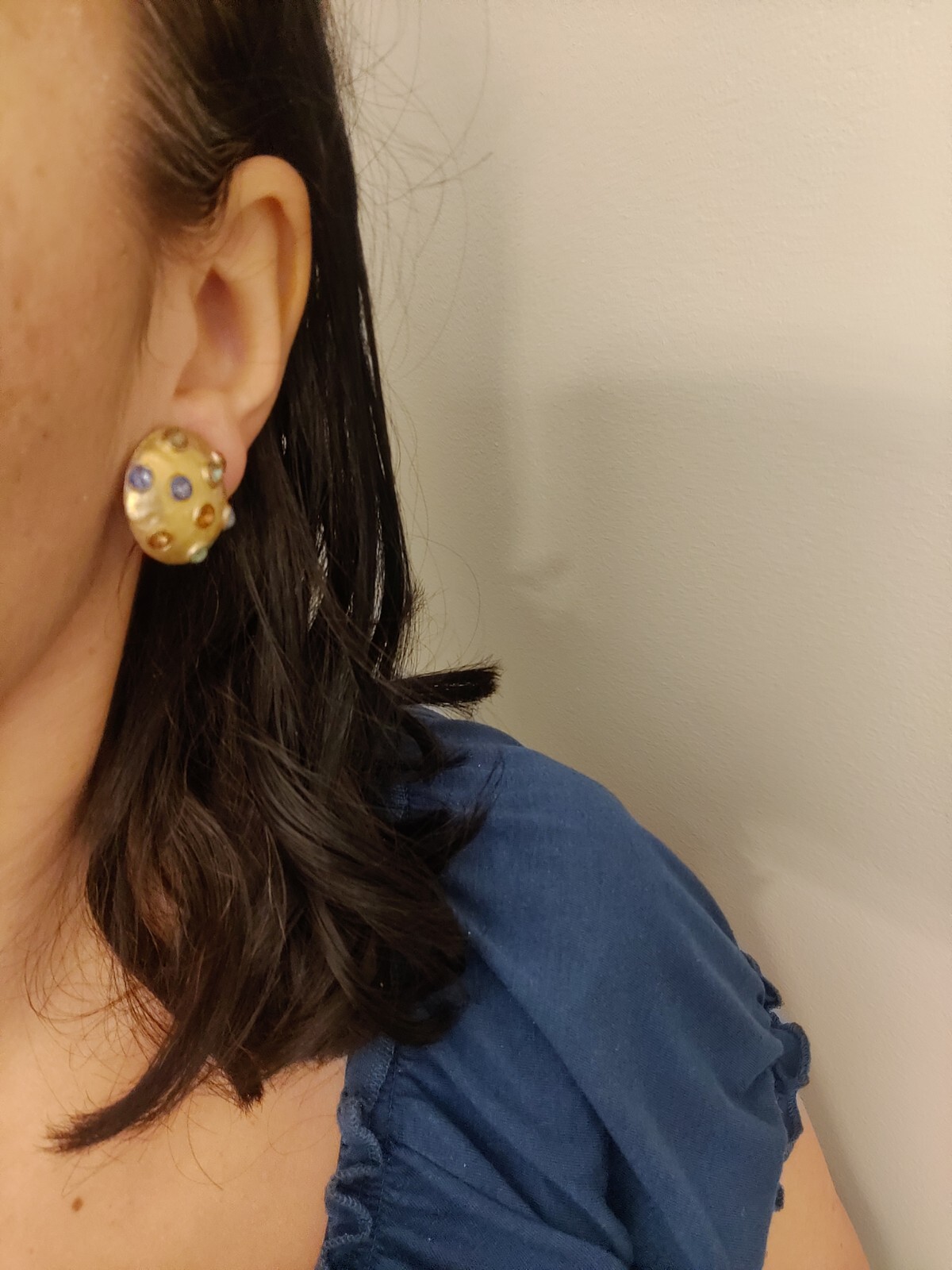 Atomic Space Age Sputnik Earrings Multicolored St… - image 5