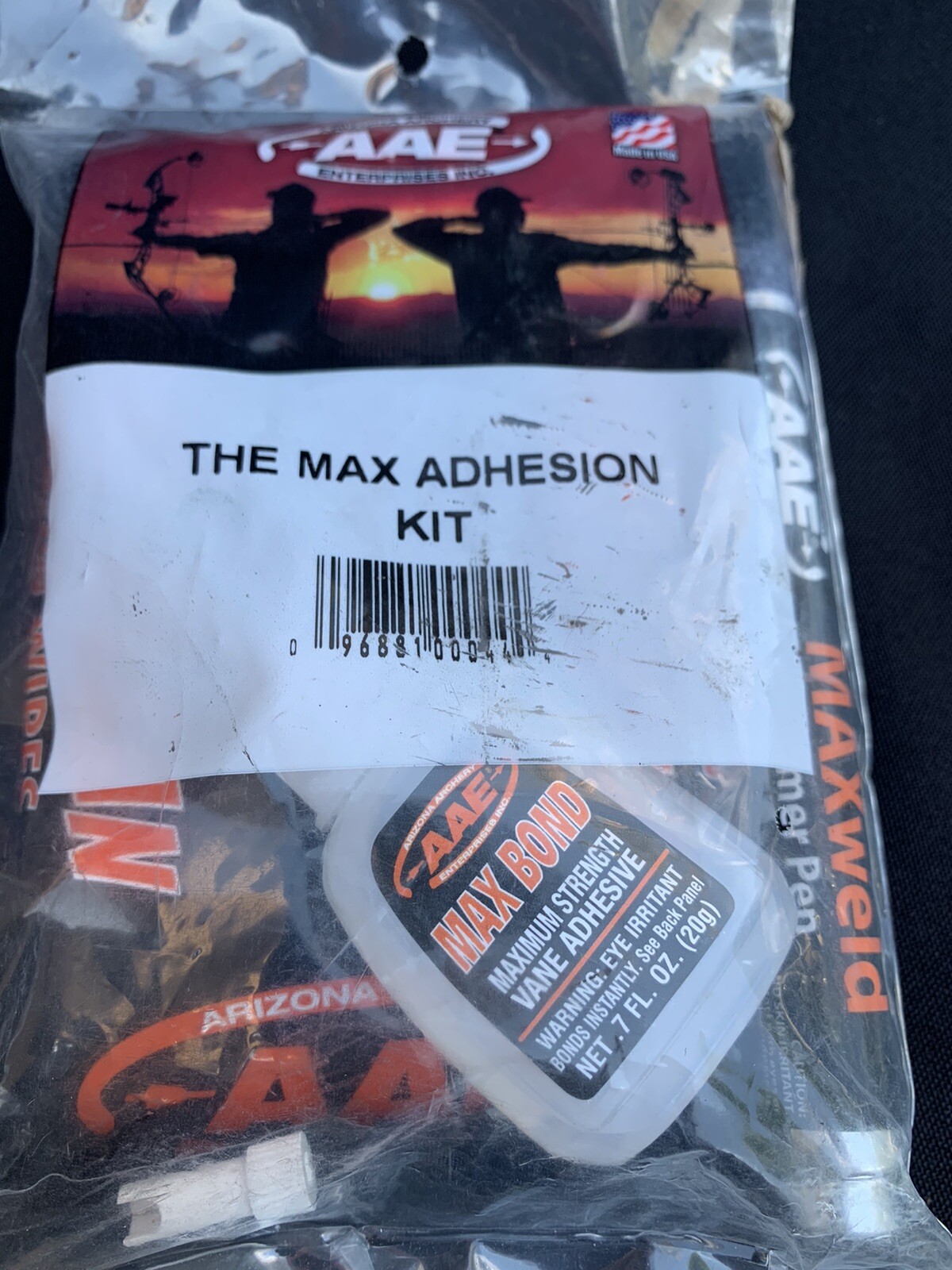 ARIZONA ARCHERY ENTERPRISES AAE THE MAX ADHESION KIT NEW P3 96881000444