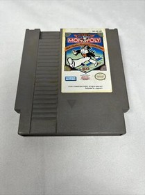 NES Monopoly And Marble Madness Nintendo Authentic Cartridges Tested