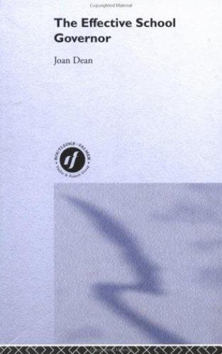 Effective School Governor by Joan Dean (2000, Perfect) for sale online ...