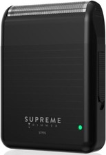 Supreme Trimmer Solo Lite Electric Shaver for Men - USB C Rechargeable - Black