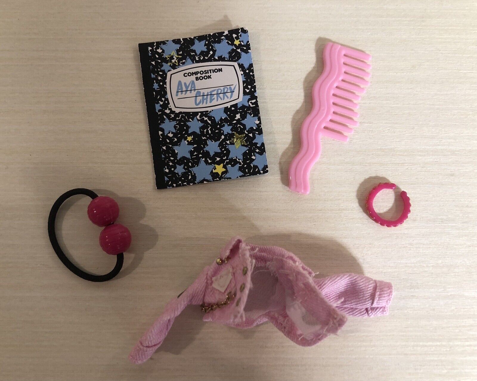 Lol Surprise Tweens Doll Aya Cherry Accessories Pink Jacket Necklace Hair Tie