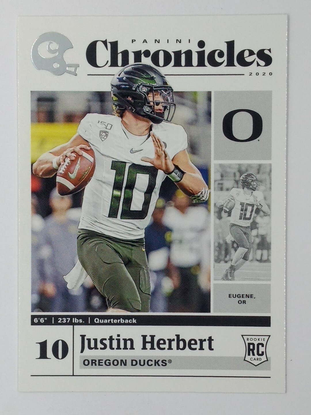 2020 Panini Chronicles Justin Herbert Rookie RC #5, Los Angeles Chargers |  eBay