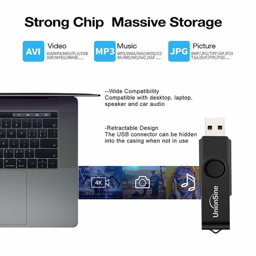 Pack clé USB 16 Go 32 Go 64 Go 5/10/20 clé USB plug & Play - noir, rouge, bleu - Photo 2/15
