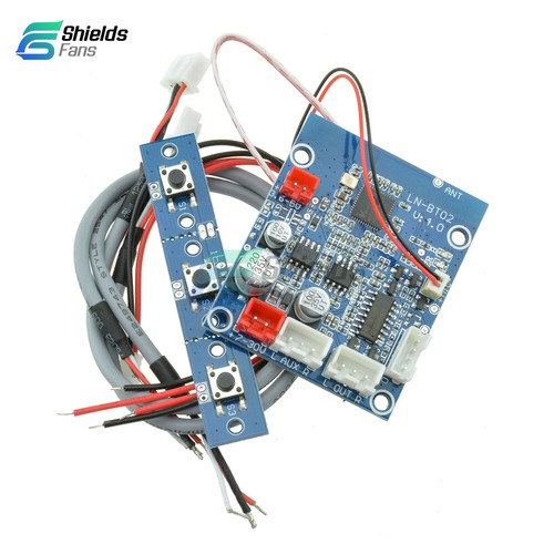 Placa receptora de audio Bluetooth 4.0 módulo de sonido estéreo inalámbrico LN-BT02 para automóvil - Imagen 4 de 7