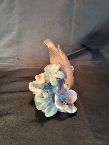 Vintage 1973 Lladro Nightingale & Ladybug #1227 Porcelain Figurine RARE GREAT - Picture 2 of 15