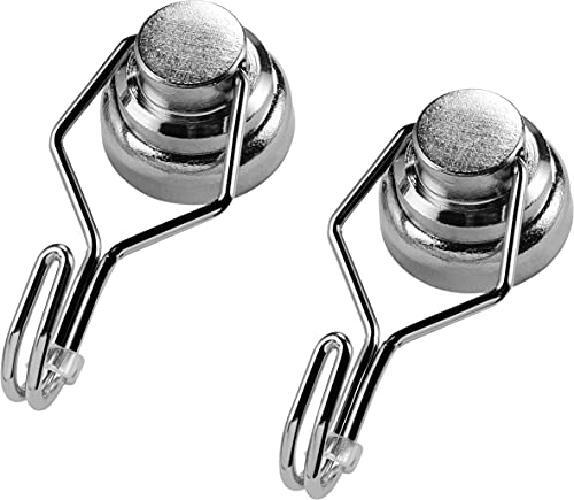 Connex Ganci magnetici al neodimio, diametro 25 x 67 mm, 2 pezzi, in pratico set