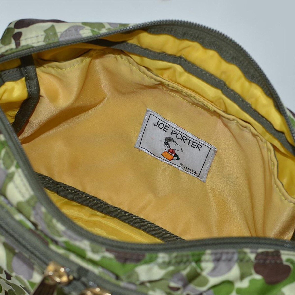 YOSHIDA COMPANY JOE PORTER SHOULDER BAG CAMO Peanuts Snoopy