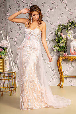 dark blue dress with glitter Nox Anabel G1405 Prom Dress - Navy Blue