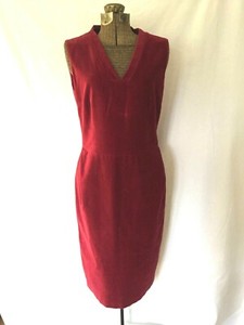 red velvet pencil dress