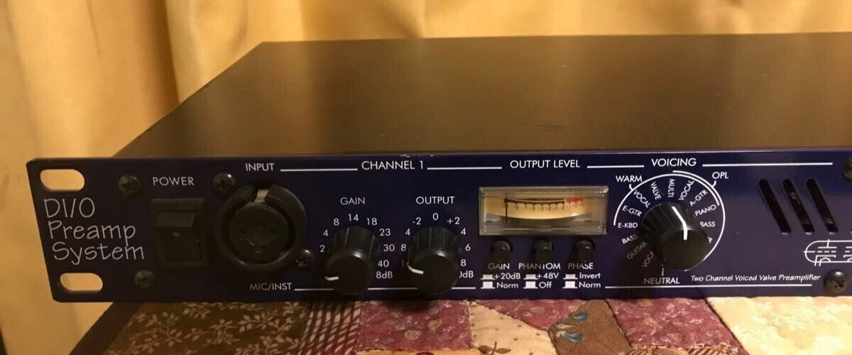 ART DI/O Model 257 Professional DUAL TUBE Variable-Voicing Preamp