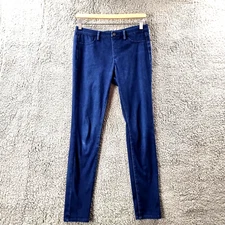 UNI QLO Womens Jegging Jeans SIze M Blue Stretch Denim Mid Rise Slim Casual