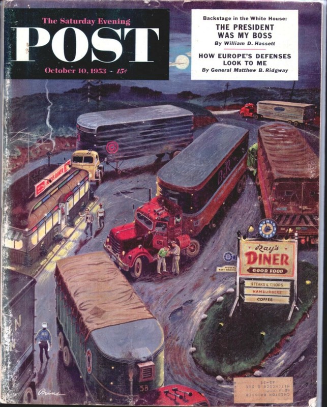 SATURDAY EVENING POST October 10, 1953 100% Complete  Good Very Condition