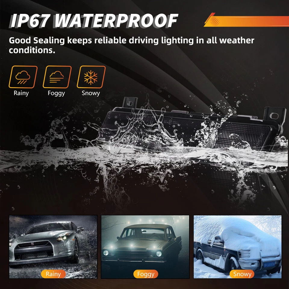 Luces de señalización lateral de señal de giro de esquina delantera con lente de humo para Corvette C4 1984-1987 Foto 4 de 4