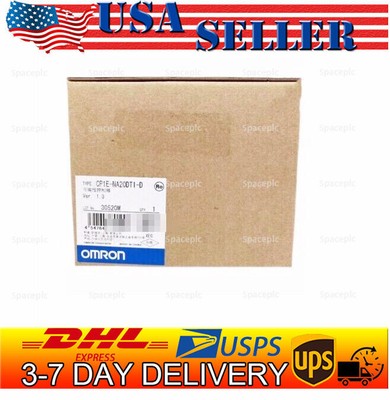 One Omron CP1E-NA20DT1-D PLC CPU Unit CP1ENA20DT1D New In Box Expedited Shipping