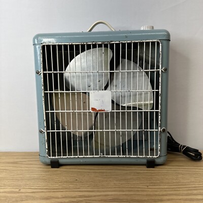 Vintage McGraw Edison Zero Electric Box Fan 14.5in Model 12499 WORKING ...
