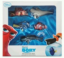 2016 Disney Store Pixar Finding Dory Nemo Sketchbook Ornament Box Set of 5 New