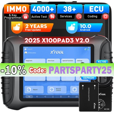 XTOOL X100PAD3 2.0 KFZ OBD2 Diagnosegerät  ALLE SYSTEM IMMO Keey Programmier FCA